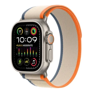 Apple Watch Ultra 2 Титан/оранжевый/бежевый / 145 - 220 мм