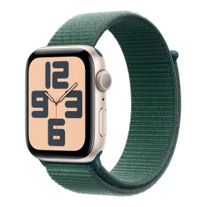 Apple Watch SE 2024 Сияющая звезда/зелёный / 145 - 210 мм